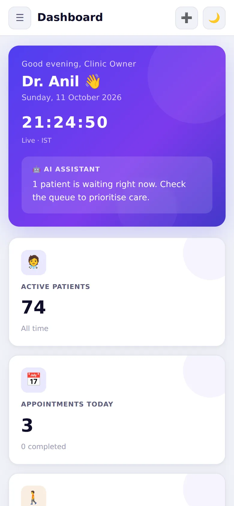 Medicloom on a phone